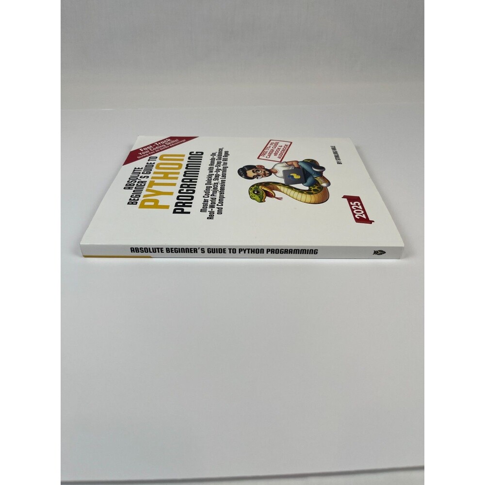 Absolute Beginner's Guide to Python Programming: Master Coding 2025 edition Hale - Picture 3 of 16